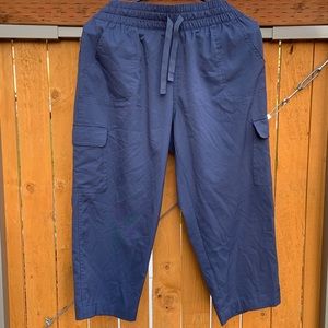 St. John’s Bay Active Lightweight Blue Capri Pants